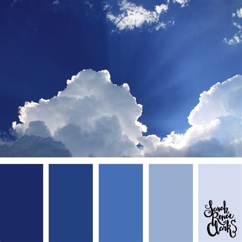 25 Color Palettes Inspired by Spectacular Skies & PANTONE Classic Blue