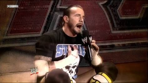 Promo after CM Punk's Pipe bomb at Raw 06/27/11 - YouTube