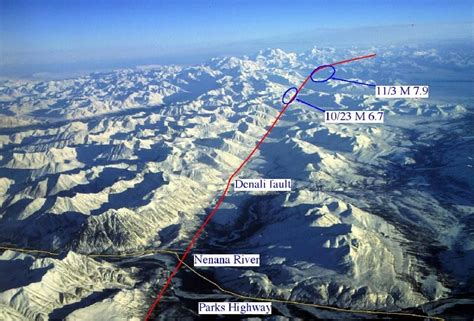 Alaska earthquake fault line. | Alaska, Earthquake, Denali national park and preserve