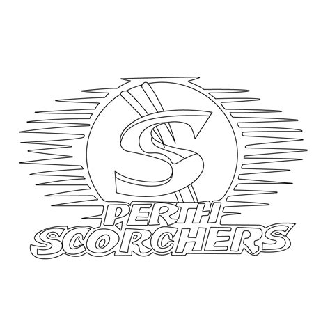 How to draw Perth Scorchers Logo