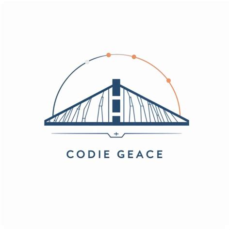 Premium AI Image | Bridge the Gap Modern and Minimalist Logo Design for Web Development