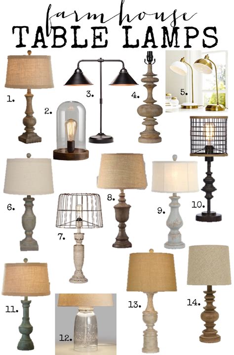 Farmhouse Lamps: Farmhouse Style Table Lamps at Amazing Prices