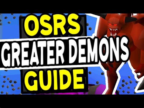 A Quick Guide to OSRS Greater Demon Slayer - Play My World