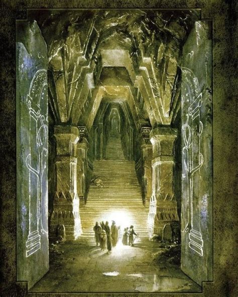 The mines of Moria by Alan Lee : r/lotr