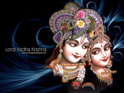 Lord Krishna and Radha Wallpapers - WallpaperSafari