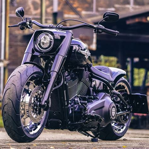 BLACK BULL - 4K | Harley davidson motorcycles fatboy, Harley davidson ...