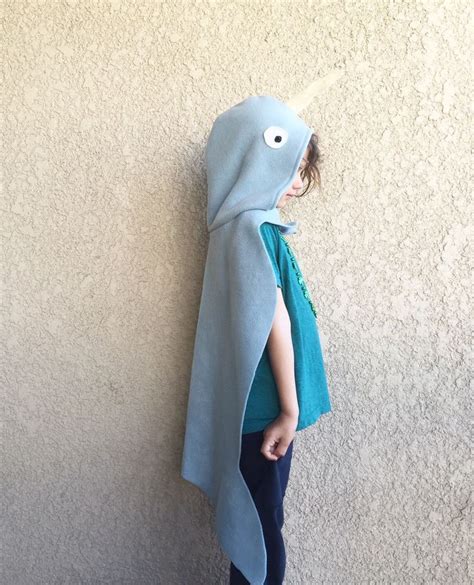 Narwhal Cape, Kids Halloween Costume, Narwhal Costume, Pretend Play Costume in 2020 | Narwhal ...