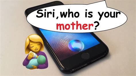 Hey Siri, who is your mother? - YouTube