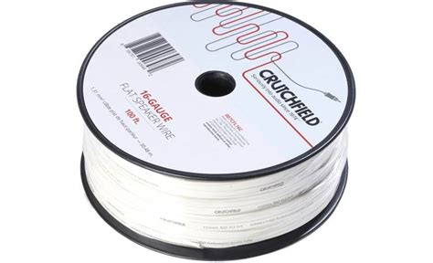 Crutchfield Flat Speaker Wire (100-ft. roll) 16-gauge wire at Crutchfield