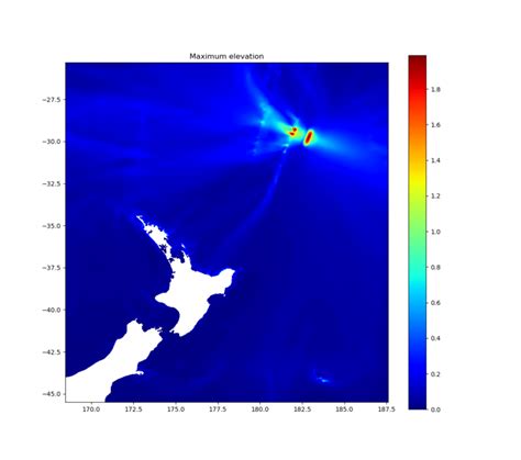 Modelling tsunami propagation to New Zealand coast — MetOcean Solutions