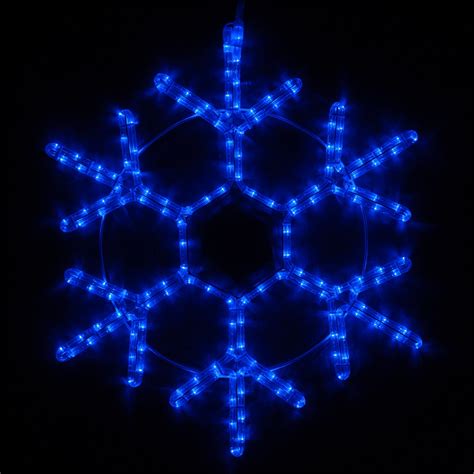 LED 18 Point Snowflake, Blue Lights