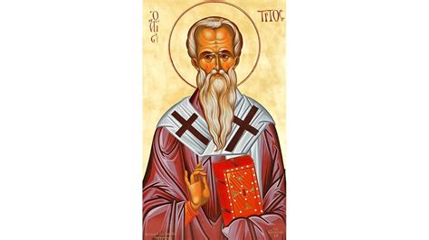 Saint Titus Orthodox Icon, Saint Titos the Bishop, Saint Titus of Crete ...