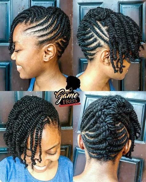 40 Flat Twist Hairstyles on Natural Hair with Full Style Guide – Coils ...