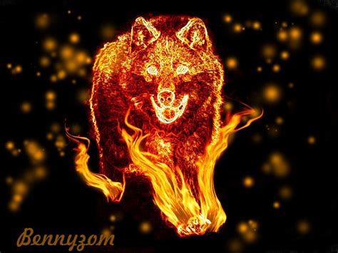 anime Fire Wolves | Fire Wolf Wallpaper Hd | Fire art, Wolf wallpaper, Wolf art