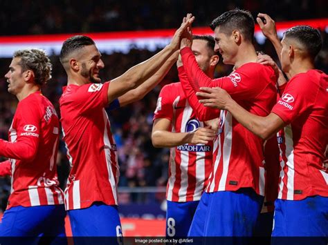 La Liga: Atletico Madrid Overtake Barcelona With Comfortable Alaves Win | Football News