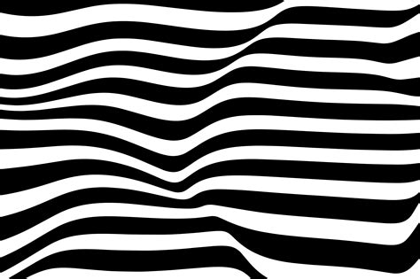 Black and white wavy lines background - PSDgraphics