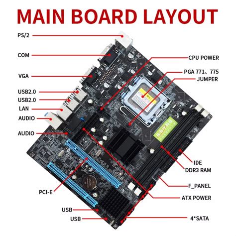 G41 Desktop MotherBoard LGA775 Quad core E5430 Combo Set 2.66G CPU + 4G Memory + Silent Fan ...