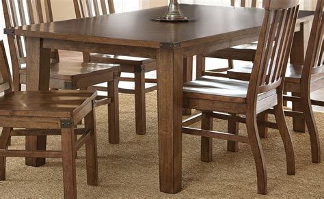 Hailee Antique Oak Extendable Rectangular Dining Table from Steve Silver (HA500T) | Coleman ...