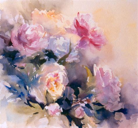 Peonies Painting by Susan Blackwood - Pixels