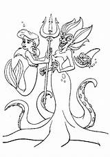 Disney Princess Mermaid Coloring Pages sketch template