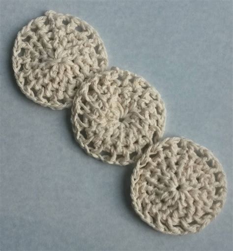 Cream Crochet Cotton Rounds Reusable Cotton Rounds Crochet - Etsy