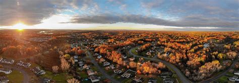 This morning's sunrise above Halfmoon, NY : pics