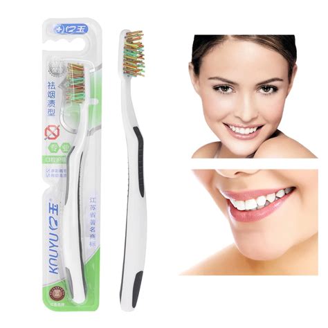 1PC Durable Oral Care Super Hard Bristles Toothbrush for Personal Health Toothbrush Remove Smoke ...