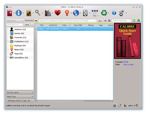 जिजीविषा: calibre : Converts your e-books from one format to another