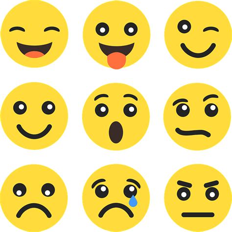 Download Emojis, Face, Expressions. Royalty-Free Vector Graphic - Pixabay