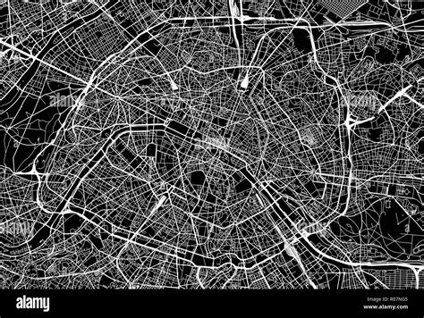 Urban vector city map of Paris, France Stock Vector Image & Art - Alamy