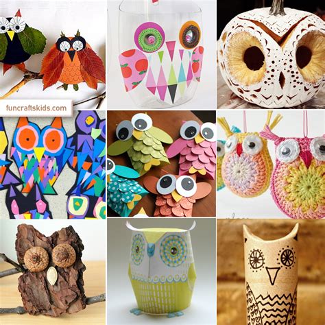 12+ Owl Crafts - What a Hoot! - Fun Crafts Kids