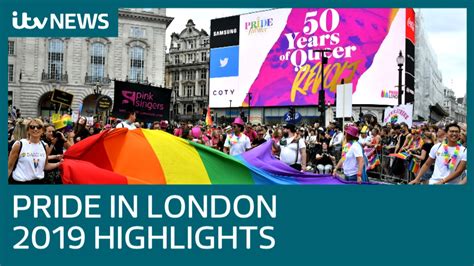 Pride In London 2019: Main parade highlights | ITV News London