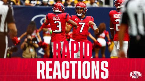 Texans honor J.J. Watt, dominate Steelers 30-6 at home | Rapid Reactions