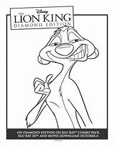 Printable Lion King Timon Coloring Sheet  Sweeps4Bloggers Coloriage sketch template