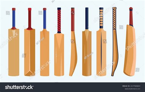 Cricket Bat Illustrations Clip Art Best Stock Vector (Royalty Free ...