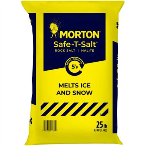 Morton® Safe-T-Salt® Rock Salt, 25 lb - Kroger