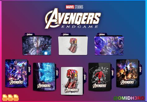 Avengers EndGame Folder Icon by OMiDH3RO on DeviantArt