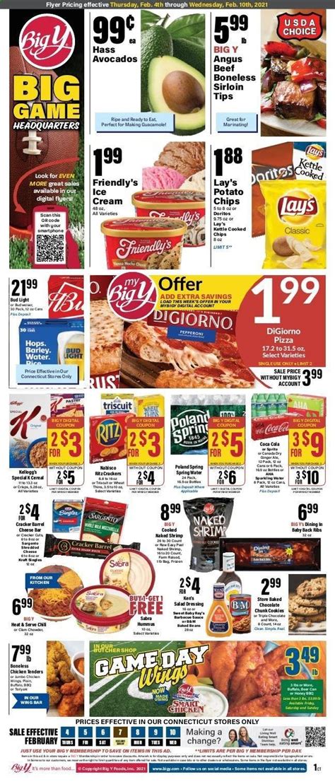 Big Y (CT) Weekly Ad Flyer February 4 to February 10