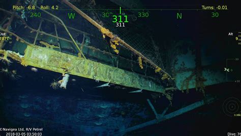 USS Lexington, sunk in WWII, found in Pacific