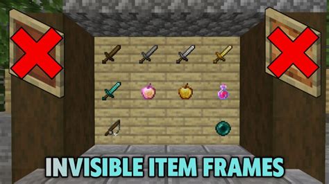 Invisible Item Frame Minecraft Texture Pack