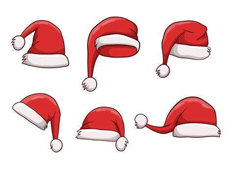 Santa hat vector design illustration isolated on white background 4477359 Vector Art at Vecteezy