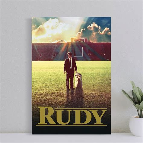 Rudy Movie Poster, Wall Art Film Print, Art Poster for Gift, Halloween ...