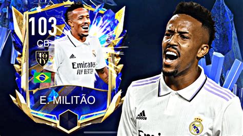 CHEAP BEAST CB 103 RATED EDER MILITAO GAMEPLAY REVIEW FIFA MOBILE 23 ...