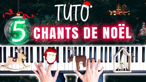 Apprends les 5 Chants Traditionnels de Noël 🎅🏻+🎄+🎀+☃️+ ️ - YouTube