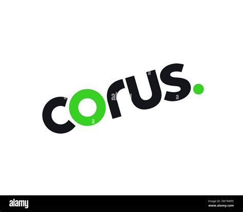 Corus Entertainment Company, Rotated Logo, White Background Stock Photo ...