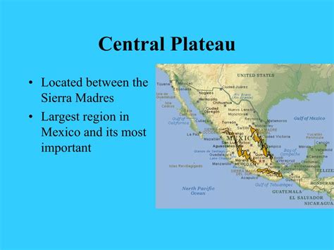 Mexican Plateau Map