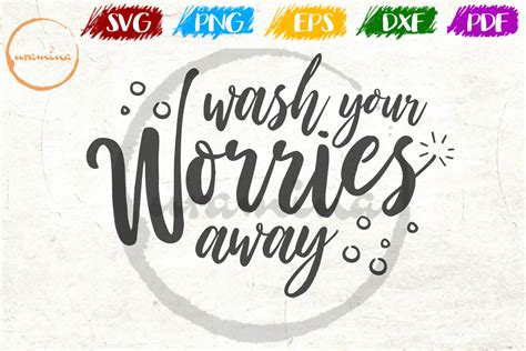 Wash Your Worries Away Graphic by Uramina · Creative Fabrica