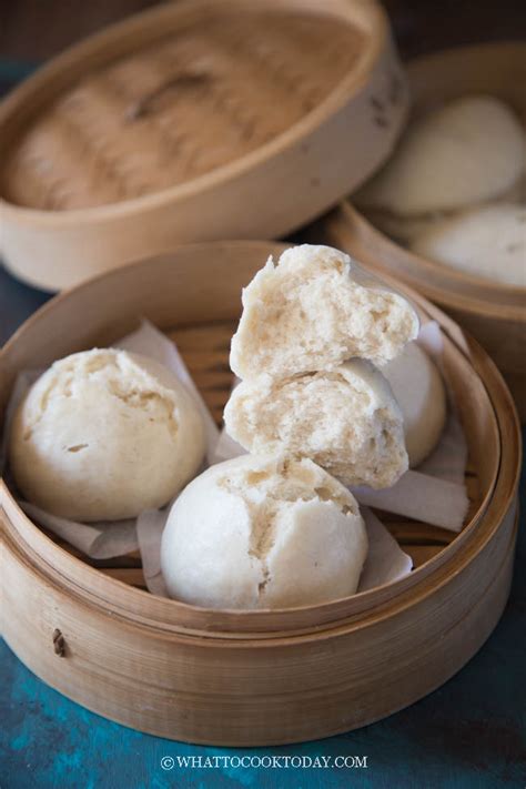 Chinese Steamed Pork Buns (Bak Pao) - What To Cook Today