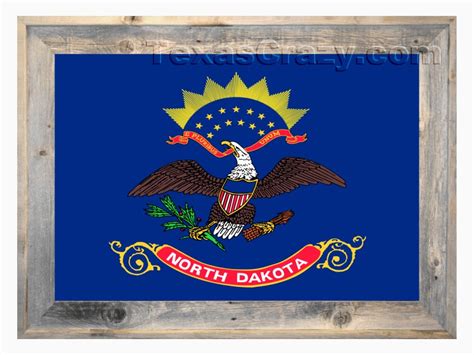 Buy 2 X 3 North Dakota State Flag Framed ND Flag USA Wall Art