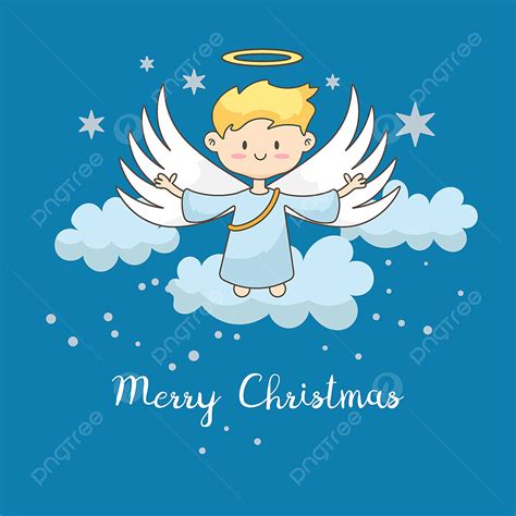 Cute Angel Con Estrella De Navidad PNG , ángel Clipart, Antecedentes ...